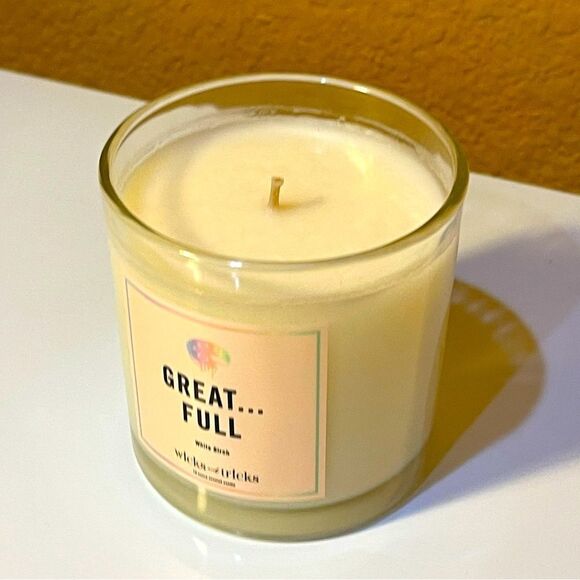 Wicks & tricks Great…full Scented Soy Candle in 10 oz Glass w/ Box Eco-friendly - Picture 7 of 7